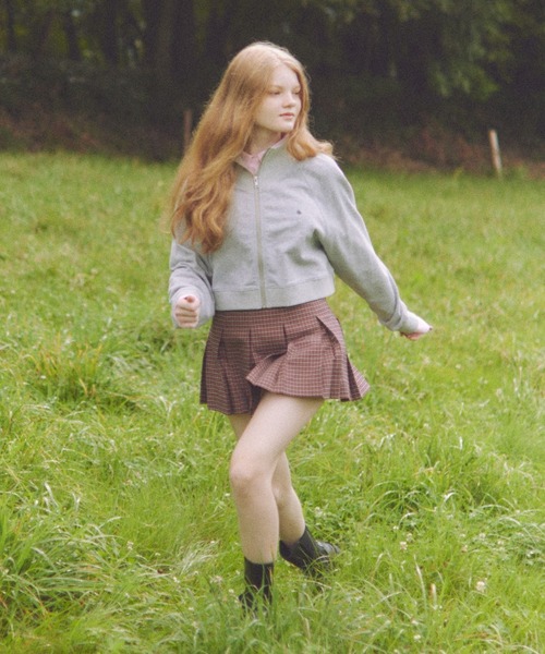 Heather（ヘザー）の「【POLO BCS(ポロ・ビーシーエス)】フルZIP裏毛スウェット  975492（スウェット・レディース・アイボリー/グレー・FREE）」の6枚目の写真