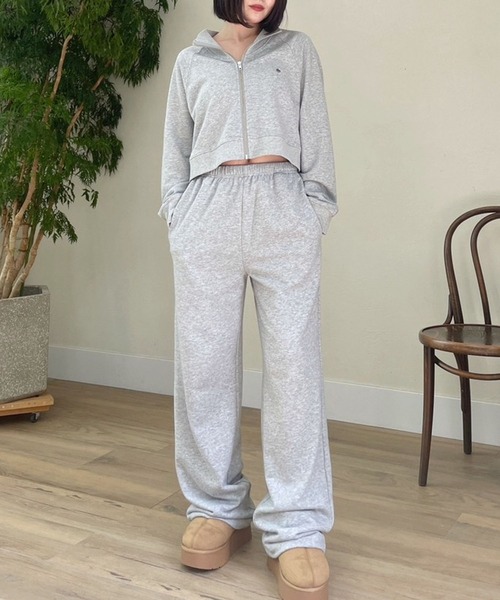 Heather（ヘザー）の「【POLO BCS(ポロ・ビーシーエス)】フルZIP裏毛スウェット  975492（スウェット・レディース・アイボリー/グレー・FREE）」の11枚目の写真