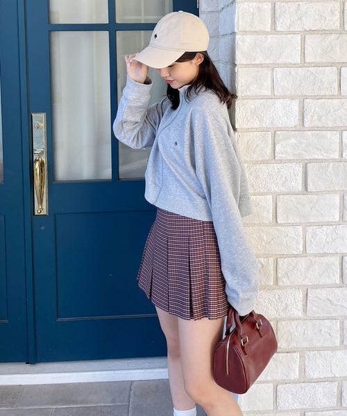 Heather（ヘザー）の「【POLO BCS(ポロ・ビーシーエス)】フルZIP裏毛スウェット  975492（スウェット・レディース・アイボリー/グレー・FREE）」の12枚目の写真