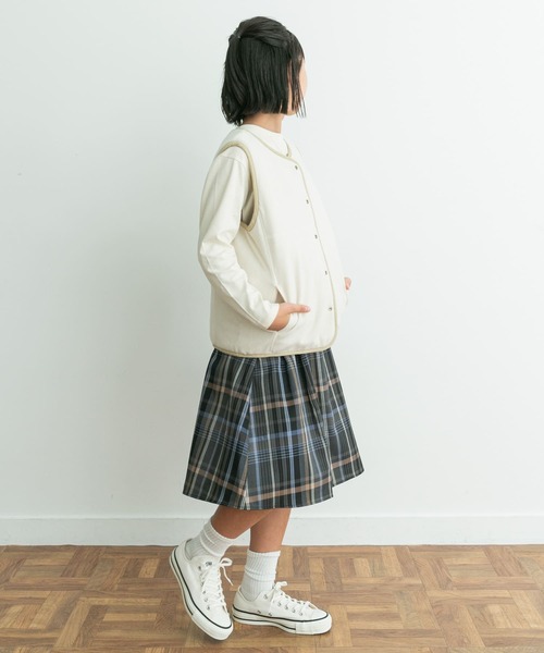 URBAN RESEARCH DOORS(アーバンリサーチドアーズ)の「『親子リンク』カラーチェックスカート(KIDS)(スカート・キッズ・オレンジ系その他/グレー系その他・150)」の14枚目の写真
