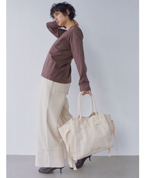 ALEXIA STAM（アリシアスタン）の「Side Ribbon Large Tote Bag