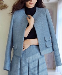 ツイードショートジャケット