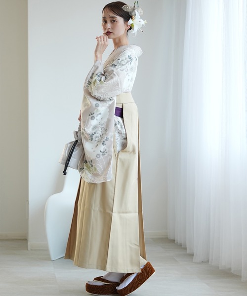utatane（ウタタネ）の「袴セット ひよこ商店 半身（着物）」 - WEAR
