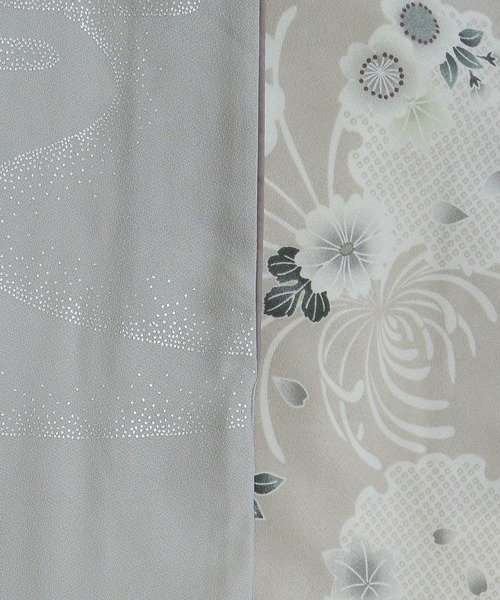 utatane（ウタタネ）の「袴セット ひよこ商店 半身（着物・レディース・ブラウン系2/ミント/ベージュ系2/ブラウン系1/ピンク/グレー/ベージュ系1/パープル・M）」の17枚目の写真