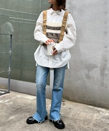 etsinta/エシンタ】リメイクカウチンクロップドベストを使った人気