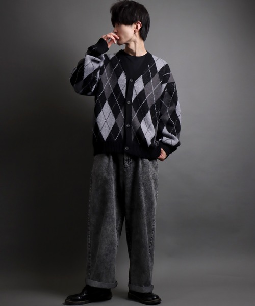 SITRY（シトリー）の「jacquard knitting cardigan/ジャガード ニット