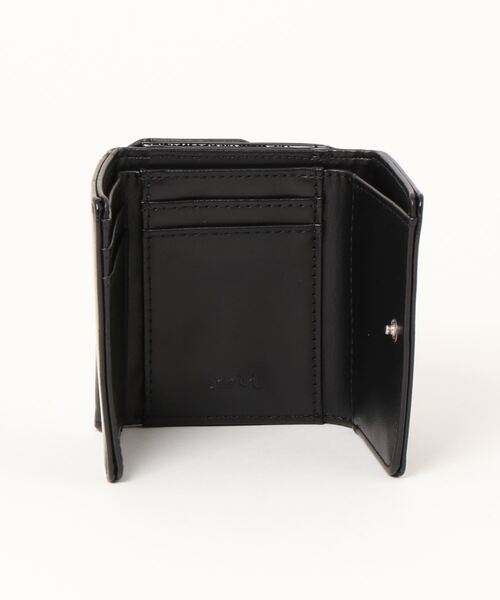 X-girl(エックスガール)の「【X-girl /エックスガール】 FAUX PATENT LEATHER MINI WALLET(財布・レディース・ブラック/ライトグリーン/オレンジ・FREE)」の6枚目の写真