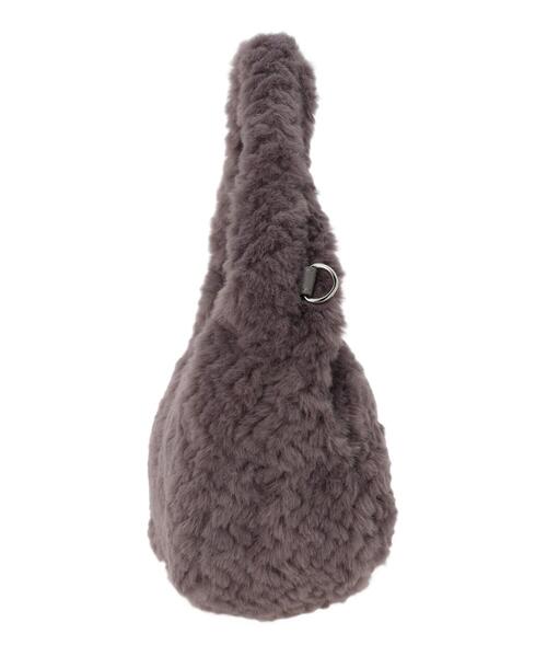 ehka sopo（エヘカソポ）の「ボアハーフムーンバッグ（ハンドバッグ・レディース・キナリ/モカ/グレー・F）」の21枚目の写真