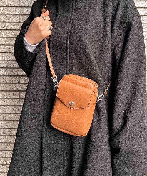 Legato Largo(レガートラルゴ)の「Legato Largo / かるいかばんマイクロショルダー / LH-P0005Z(ショルダーバッグ・レディース・ベージュ/ラベンダー/シルバー/ブラック/アイボリー/オリーブ/キャメル/イエロー/ライトブルー・ONESIZE)」の8枚目の写真