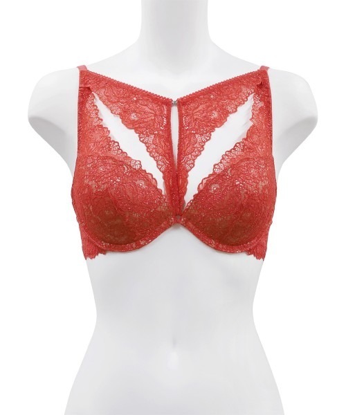 ANNEBRA（アンブラ）の「Love フロントデザインモールドカップブラジャー（ブラジャー・レディース・ホワイト/レッド・B70/C70/F70/F75/C75/D75/D80/G70/E70/E75/G75/B75/C80/D70/E80）」の7枚目の写真