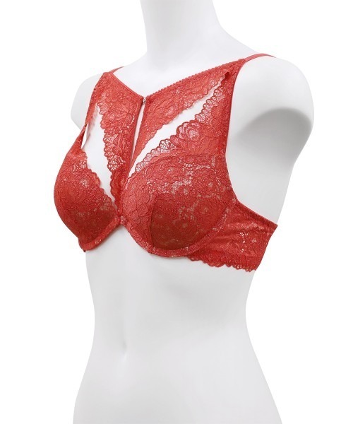 ANNEBRA（アンブラ）の「Love フロントデザインモールドカップブラジャー（ブラジャー・レディース・ホワイト/レッド・B70/C70/F70/F75/C75/D75/D80/G70/E70/E75/G75/B75/C80/D70/E80）」の8枚目の写真