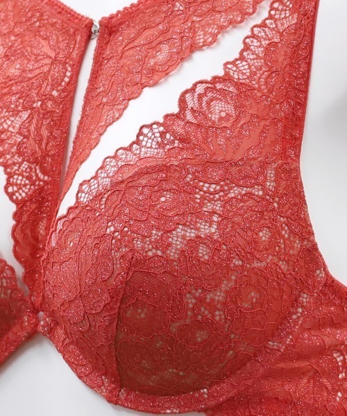 ANNEBRA（アンブラ）の「Love フロントデザインモールドカップブラジャー（ブラジャー・レディース・ホワイト/レッド・B70/C70/F70/F75/C75/D75/D80/G70/E70/E75/G75/B75/C80/D70/E80）」の10枚目の写真