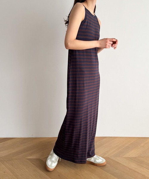 CANAL JEAN（キャナルジーン）の「Miller　カップ付きキャミワンピース（ワンピース・レディース・ブラック/ブルー系その他・ONE SIZE）」の6枚目の写真