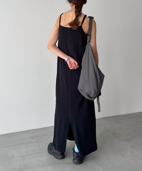 CANAL JEAN（キャナルジーン）の「Miller　カップ付きキャミワンピース（ワンピース・レディース・ブラック/ブルー系その他・ONE SIZE）」の3枚目の写真