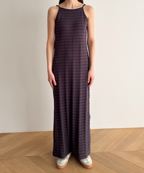 CANAL JEAN（キャナルジーン）の「Miller　カップ付きキャミワンピース（ワンピース・レディース・ブラック/ブルー系その他・ONE SIZE）」の12枚目の写真