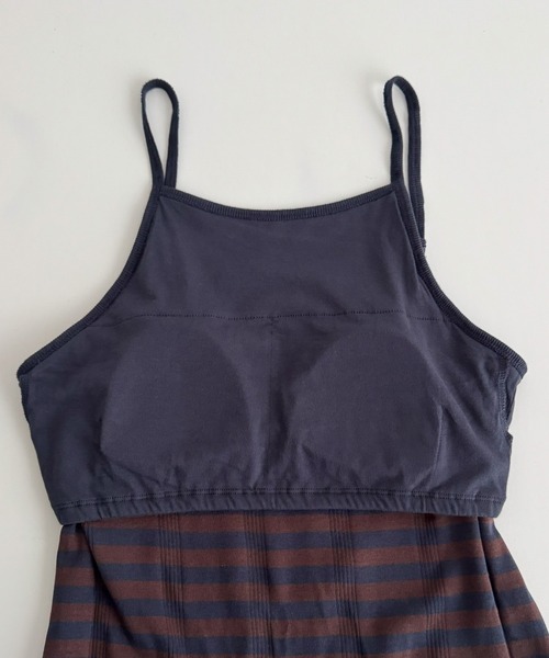 CANAL JEAN（キャナルジーン）の「Miller　カップ付きキャミワンピース（ワンピース・レディース・ブラック/ブルー系その他・ONE SIZE）」の9枚目の写真