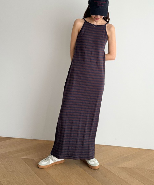 CANAL JEAN（キャナルジーン）の「Miller　カップ付きキャミワンピース（ワンピース・レディース・ブラック/ブルー系その他・ONE SIZE）」の20枚目の写真