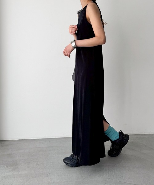 CANAL JEAN（キャナルジーン）の「Miller　カップ付きキャミワンピース（ワンピース・レディース・ブラック/ブルー系その他・ONE SIZE）」の19枚目の写真