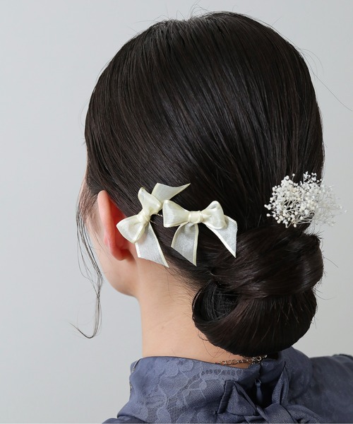 セール】ドライフラワー Uピンセット ヘアセット ヘアアレンジ