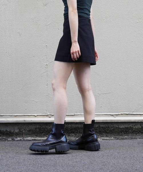 GANNI(ガニー)の「GANNI Cotton Suiting Mini Skirt(スカート・レディース・ブラック・32)」の2枚目の写真