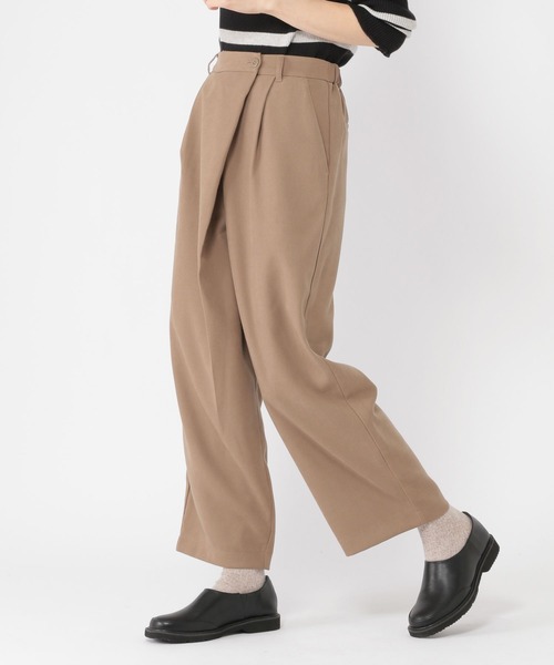 studio CLIP（スタディオクリップ）の「ラップ風パンツ（その他パンツ・レディース・アイボリー/モカ・MEDIUM/LARGE）」の8枚目の写真