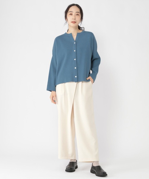 studio CLIP（スタディオクリップ）の「ラップ風パンツ（その他パンツ・レディース・アイボリー/モカ・MEDIUM/LARGE）」の4枚目の写真