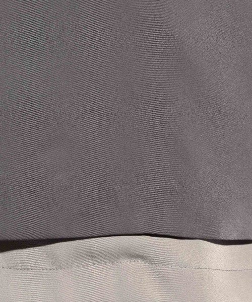 HARE（ハレ）の「【SET UP対応】レイヤードデザインジャケット(HARE)（テーラードジャケット・メンズ・ブラック/グレー・FREE）」の6枚目の写真