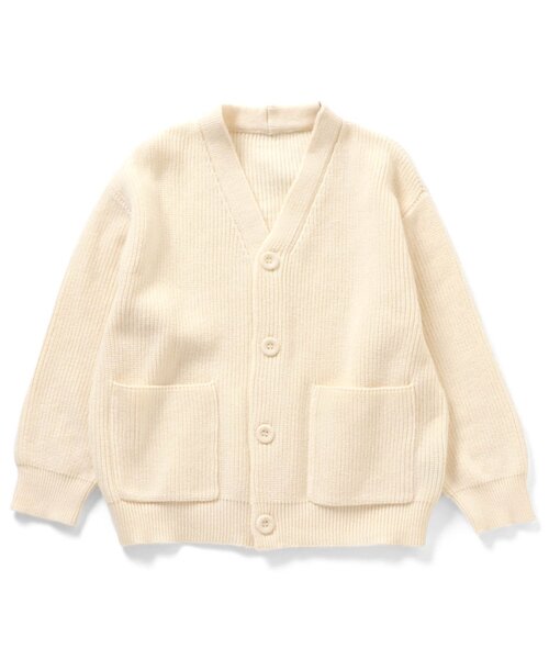 Ampersand（アンパサンド）の「premier スプリングニットカーディガン（カーディガン/ボレロ・キッズ・オフホワイト/イエロー/ブラック・120/110/130/140/90/100/70/80）」の16枚目の写真