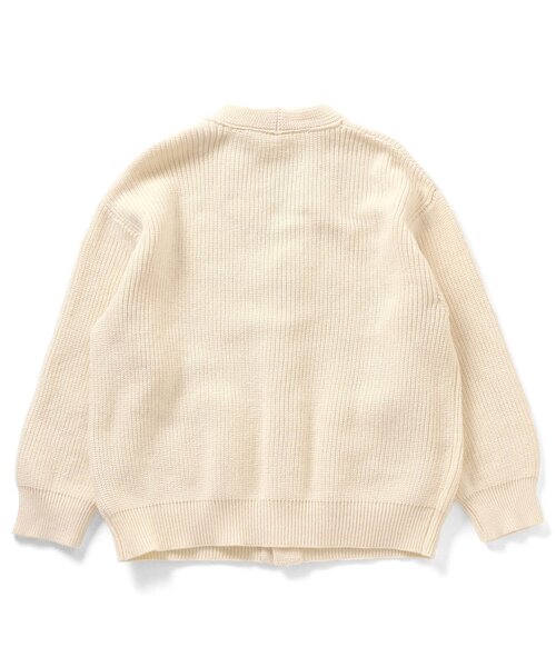 Ampersand（アンパサンド）の「premier スプリングニットカーディガン（カーディガン/ボレロ・キッズ・オフホワイト/イエロー/ブラック・120/110/130/140/90/100/70/80）」の19枚目の写真