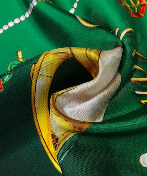 Casablanca（カサブランカ）の「SILK TWILL　Silk Twill Scarf Medium 52cmx52cm（バンダナ/スカーフ・メンズ・その他・ONE SIZE）」の2枚目の写真