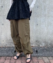 【non-no 10月号掲載】[Jeans Factory Clothes/ジーンズファクトリークローズ] ナイロンカーゴパンツ