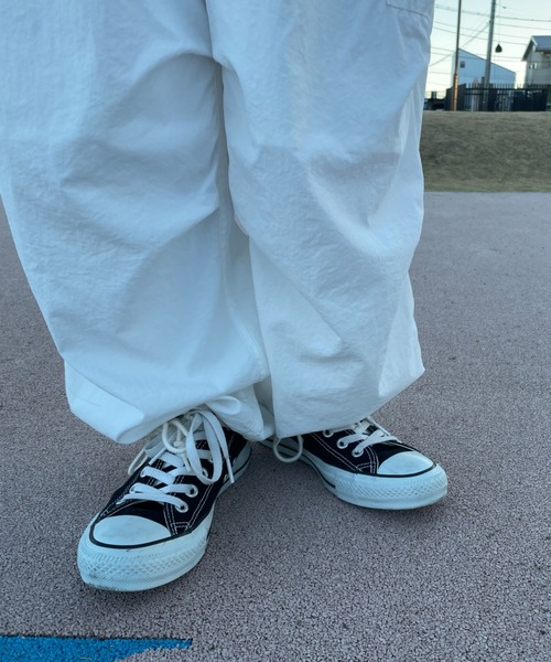 JEANS FACTORY Clothes（ジーンズファクトリークローズ）の「【non-no 10月号掲載】[Jeans Factory Clothes/ジーンズファクトリークローズ] ナイロンカーゴパンツ（カーゴパンツ・レディース・カーキ/ピンク/ブラック/ホワイト・M/S）」の5枚目の写真