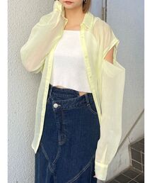 MURUA | 2WAYシアーシャツ(シャツ/ブラウス)