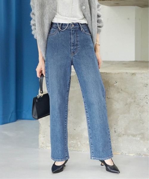 〈新品タグ付き〉SLOBE IENA LE DENIM ストレートパンツ 36 SLOBE IENA（スローブイエナ）の「《追加4》LE DENIM ストレートパンツ