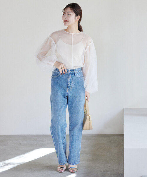 追加4》LE DENIM ストレートパンツ（デニムパンツ）｜SLOBE IENA