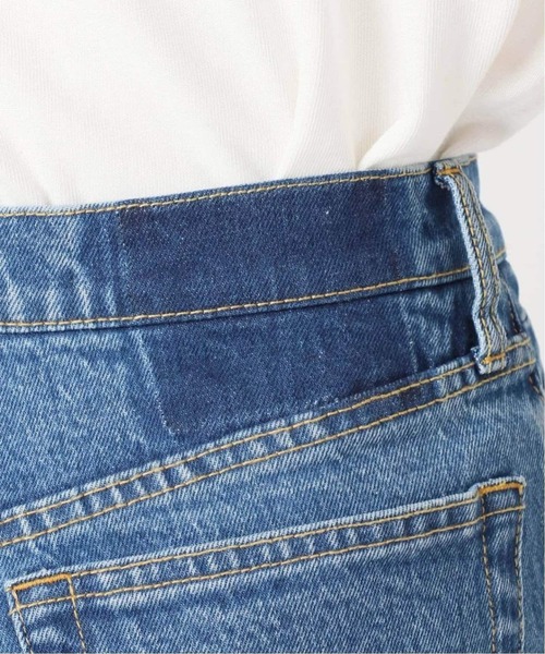 SLOBE IENA LE DENIM ストレートパンツ ブラック 38 SLOBE IENA（スローブイエナ）の「《追加》LE DENIM ストレート