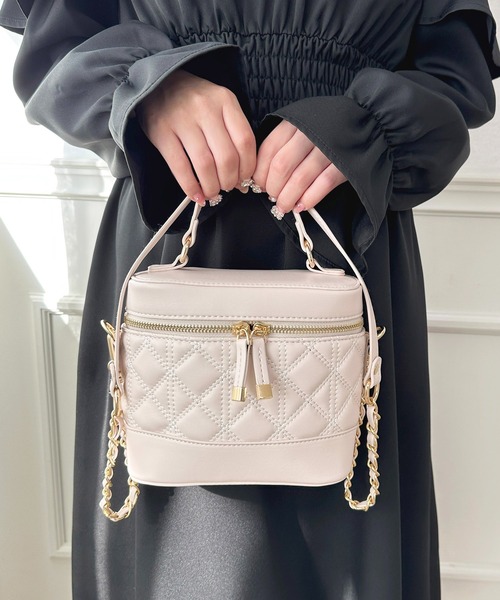 apres jour（アプレジュール）の「【apres jour×ARIAZ】バニティバッグ（ショルダーバッグ・レディース・ブラック/ベビーピンク/ホワイト/その他/ワインレッド/アイボリー・FREE）」の4枚目の写真