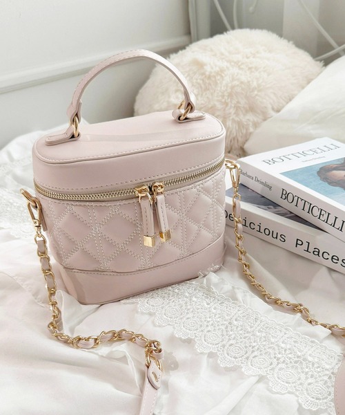 apres jour（アプレジュール）の「【apres jour×ARIAZ】バニティバッグ（ショルダーバッグ・レディース・ブラック/ベビーピンク/ホワイト/その他/ワインレッド/アイボリー・FREE）」の9枚目の写真