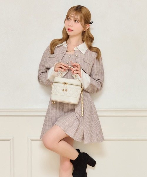 apres jour（アプレジュール）の「【apres jour×ARIAZ】バニティバッグ（ショルダーバッグ・レディース・ブラック/ベビーピンク/ホワイト/その他/ワインレッド/アイボリー・FREE）」の15枚目の写真