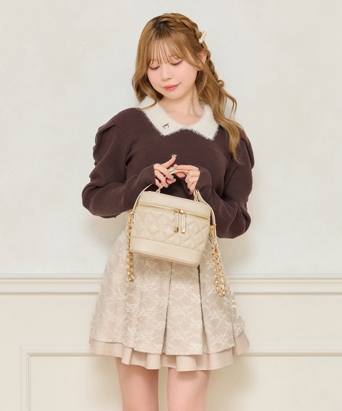 apres jour（アプレジュール）の「【apres jour×ARIAZ】バニティバッグ（ショルダーバッグ・レディース・ブラック/ベビーピンク/ホワイト/その他/ワインレッド/アイボリー・FREE）」の18枚目の写真