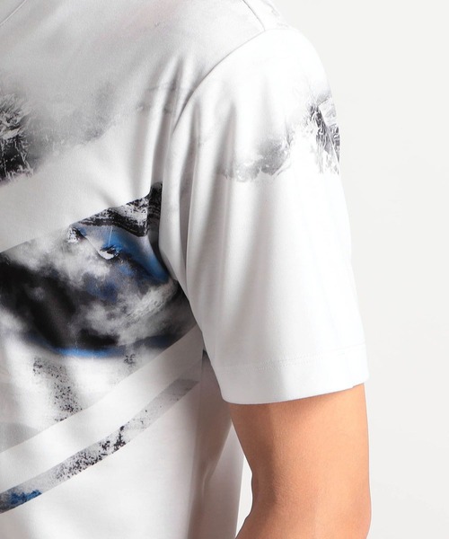 HIDEAWAYS NICOLE（ハイダウェイニコル）の「フォトラインアラカルトVネック半袖Ｔシャツ（Tシャツ/カットソー・メンズ・ホワイト系その他/ブラック系その他/ホワイト系その他2/ブラック系その他2・MEDIUM/LARGE/X-LARGE）」の9枚目の写真