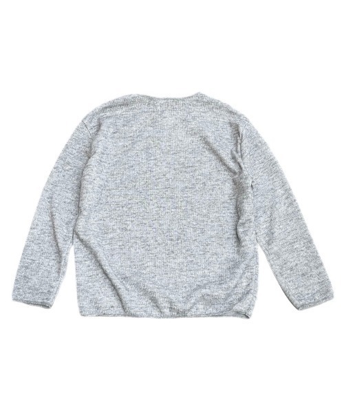 Chikashitsu +(チカシツプラス)の「【Chikashitsu +】unisex over knit / 【チカシツプラス】ユニセックスオーバーサイズ長袖ニット(ニット/セーター・メンズ・ブラック/チャコール/カーキ/杢グレー・ONE SIZE)」の19枚目の写真