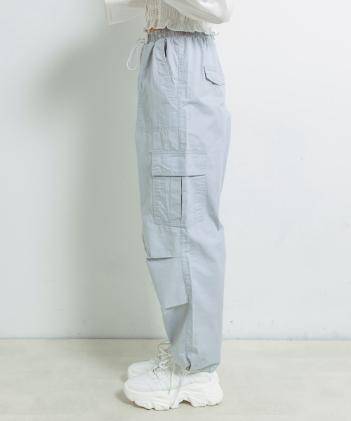 OLIVE des OLIVE（オリーブデオリーブ）の「【WEB限定】colorfulカーゴパンツ　1041020040（カーゴパンツ・レディース・ピンク/サックスブルー/ブラック/オフホワイト・FREE）」の17枚目の写真