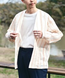 EDIFICE | レーヨン/リネン パターン グアテマラシャツ(その他アウター)