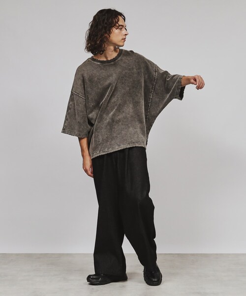 tk.TAKEO KIKUCHI（ティーケータケオキクチ）の「◆ヴィンテージライクワイドデニムパンツ（デニムパンツ・メンズ・ブラック系/ブラック系1/ブルー系/ホワイト/ブラック/ブルー系その他/ブルー系1・01/02/03）」の17枚目の写真