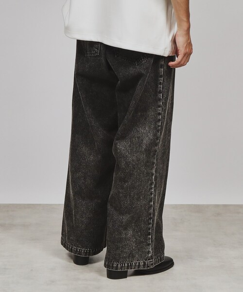 tk.TAKEO KIKUCHI（ティーケータケオキクチ）の「◆ヴィンテージライクワイドデニムパンツ（デニムパンツ・メンズ・ブラック系/ブラック系1/ブルー系/ホワイト/ブラック/ブルー系その他/ブルー系1・01/02/03）」の15枚目の写真