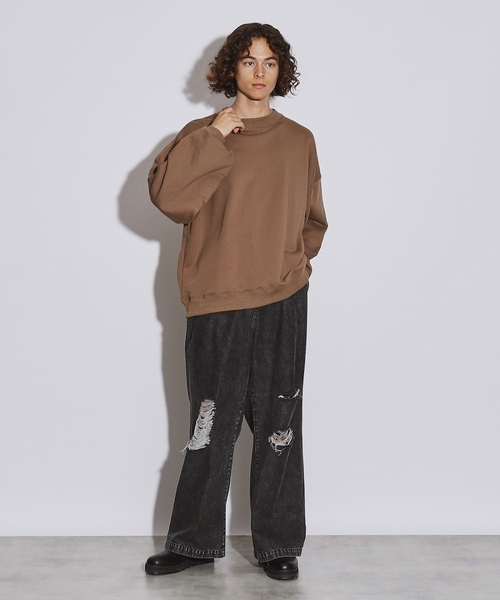 tk.TAKEO KIKUCHI（ティーケータケオキクチ）の「◆ヴィンテージライクワイドデニムパンツ（デニムパンツ・メンズ・ブラック系/ブラック系1/ブルー系/ホワイト/ブラック/ブルー系その他/ブルー系1・01/02/03）」の18枚目の写真