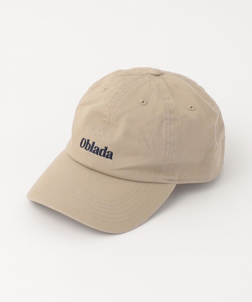 【Oblada/オブラダ】HERITAGEキャップ ベージュ Oblada ヘリテージ キャップ , Beige – Navyblue
