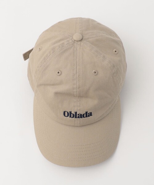 Oblada(オブラダ)の「【別注】<Oblada>コットン ロゴ キャップ(キャップ・レディース・ベージュ/レッド・FREE)」の14枚目の写真
