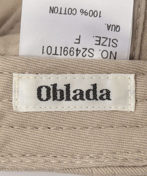 Oblada(オブラダ)の「【別注】<Oblada>コットン ロゴ キャップ(キャップ・レディース・ベージュ/レッド・FREE)」の21枚目の写真